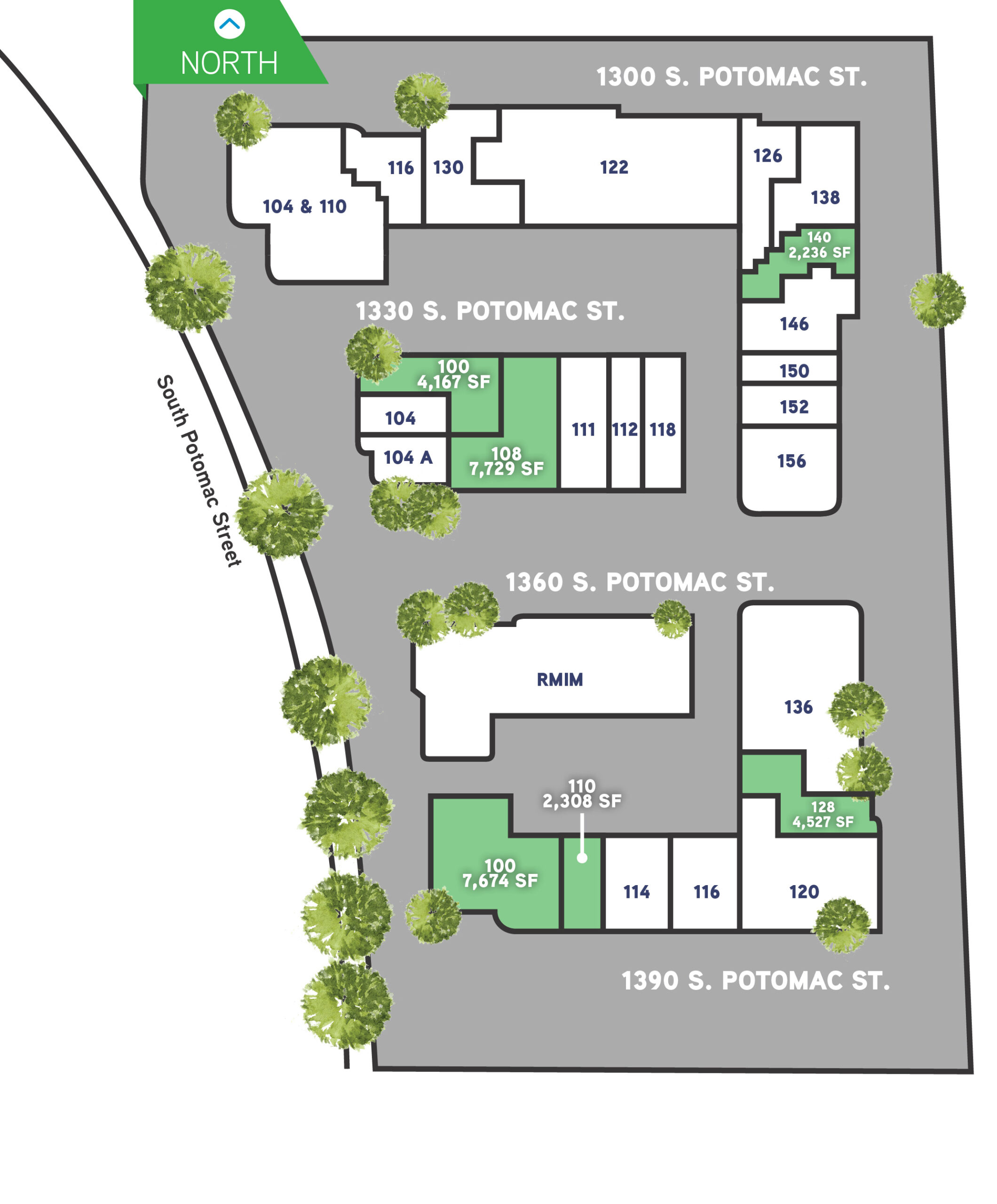 Utah Park Business Center Site Availability